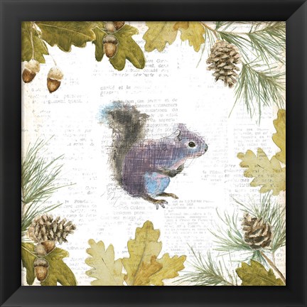 Framed Into the Woods V Print