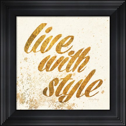 Framed Shoe Fetish Quotes III Light Print