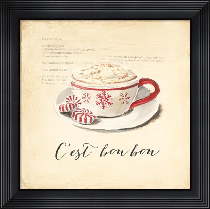 Framed Cest Bon Bon Print