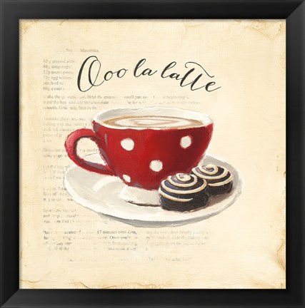 Framed Ooo La Latte Print