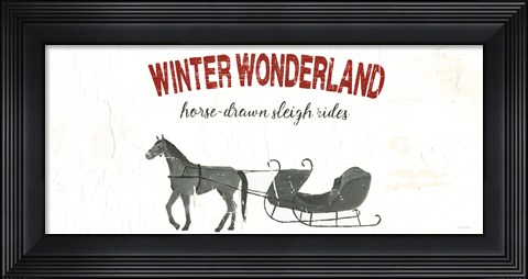 Framed Christmas in the Heartland IX Panel Print