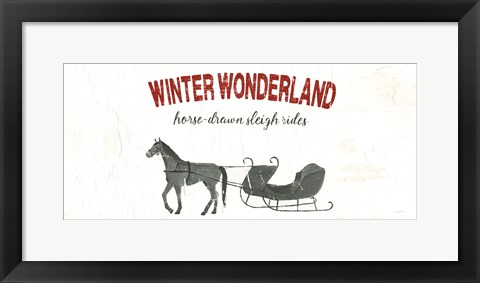 Framed Christmas in the Heartland IX Panel Print