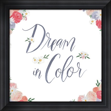 Framed Dream in Color Print