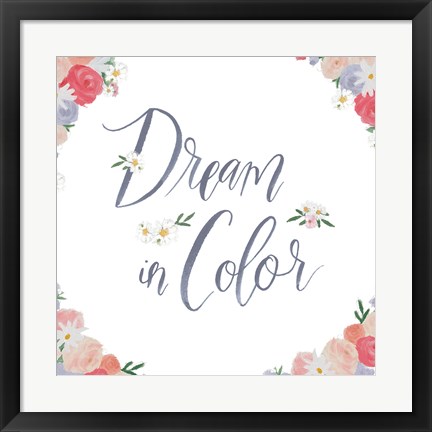 Framed Dream in Color Print