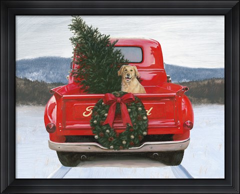 Framed Christmas in the Heartland IV Ford Print