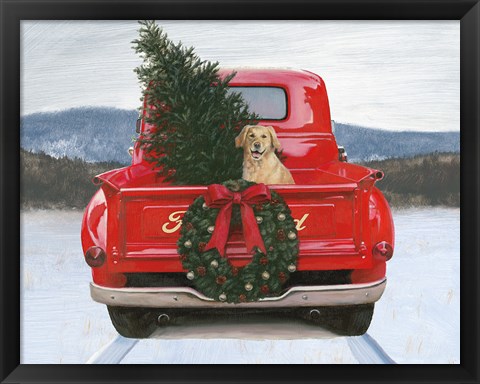 Framed Christmas in the Heartland IV Ford Print