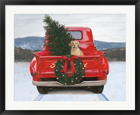 Framed Christmas in the Heartland IV Ford Print