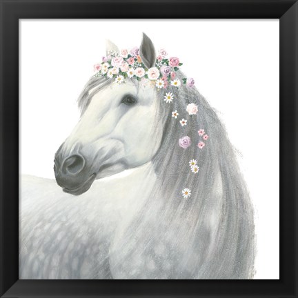 Framed Spirit Stallion II Square Print