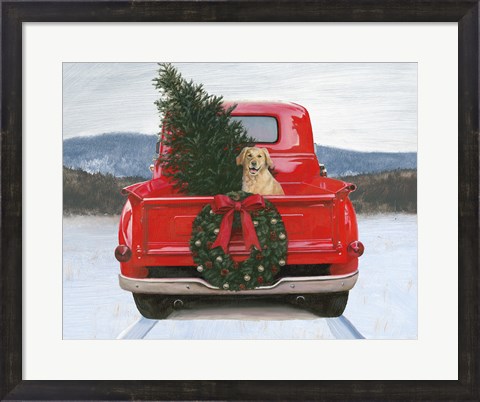 Framed Christmas in the Heartland IV no Words Print