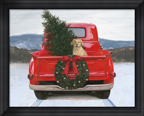 Framed Christmas in the Heartland IV no Words Print