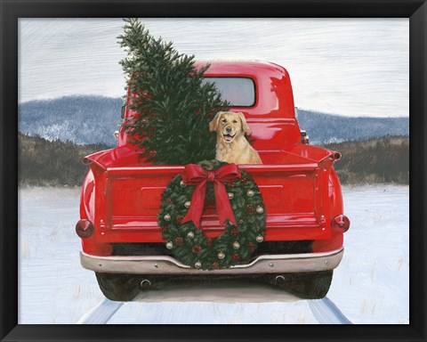 Framed Christmas in the Heartland IV no Words Print