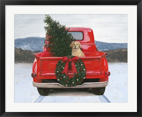 Framed Christmas in the Heartland IV no Words Print