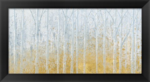 Framed Silver Waters Crop No River Gold Print