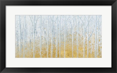 Framed Silver Waters Crop No River Gold Print