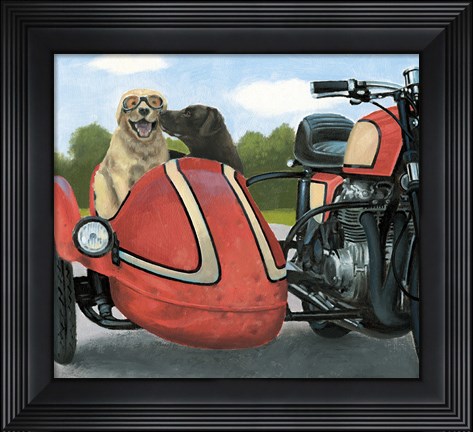 Framed Born to be Wild Crop Print