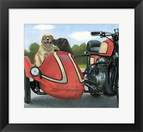 Framed Born to be Wild Crop Print