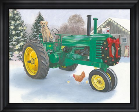 Framed Christmas in the Heartland III Print