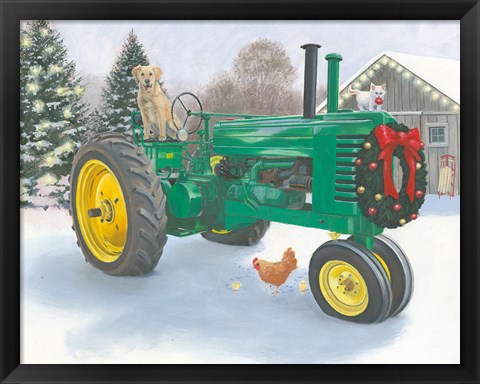 Framed Christmas in the Heartland III Print