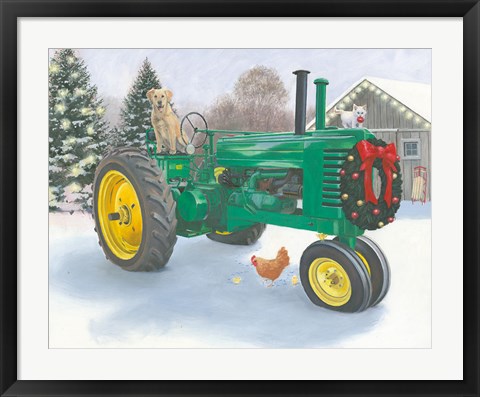 Framed Christmas in the Heartland III Print