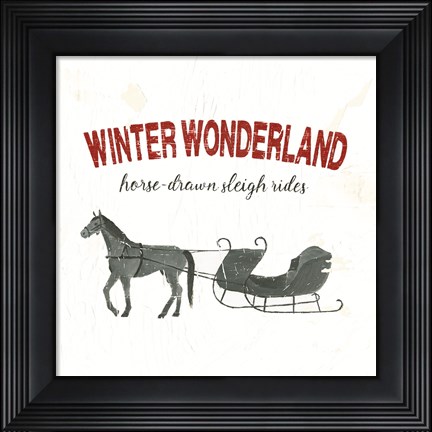 Framed Christmas in the Heartland IX Print