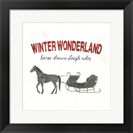 Framed Christmas in the Heartland IX Print