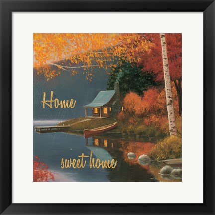 Framed Quiet Evening II Print