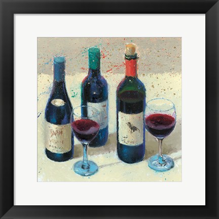 Framed Wine Bouquet I Print