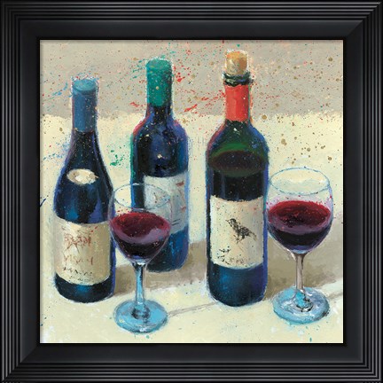 Framed Wine Bouquet I Print
