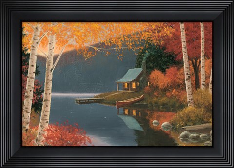 Framed Quiet Evening I Print