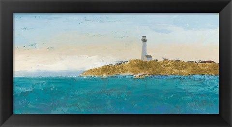 Framed Lighthouse Seascape I v.2 Print