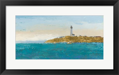 Framed Lighthouse Seascape I v.2 Print