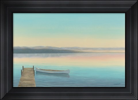 Framed Zen Canoe I Print