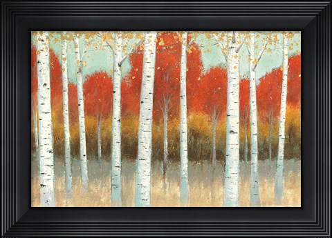 Framed Fall Promenade I Print