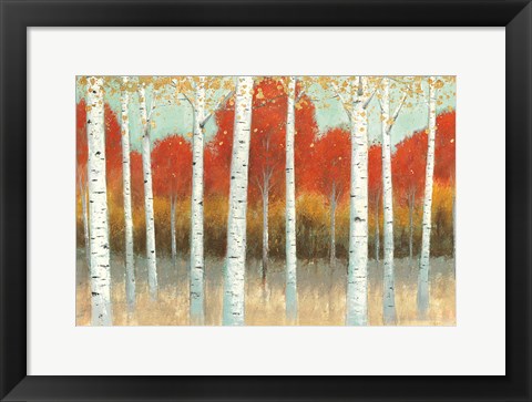 Framed Fall Promenade I Print