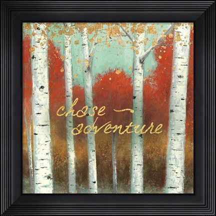 Framed Fall Promenade II Print