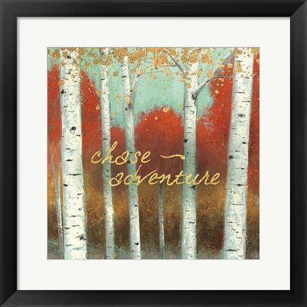 Framed Fall Promenade II Print