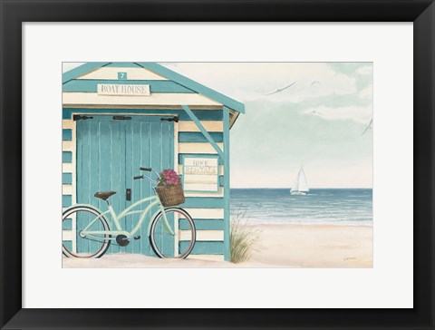 Framed Beach Cruiser I Print