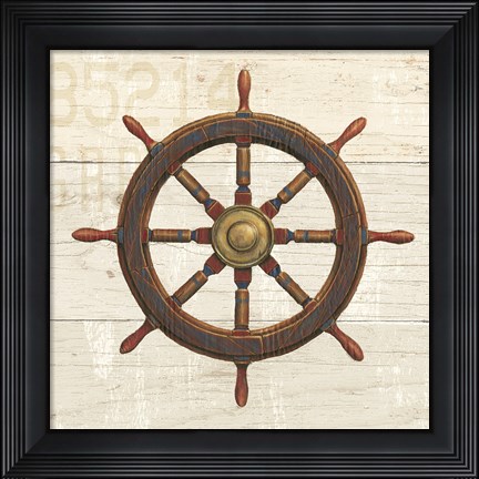 Framed Nautique V Print