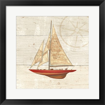 Framed Nautique II Print