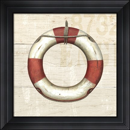 Framed Nautique IV Print
