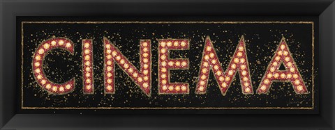 Framed Cinema Marquee Print