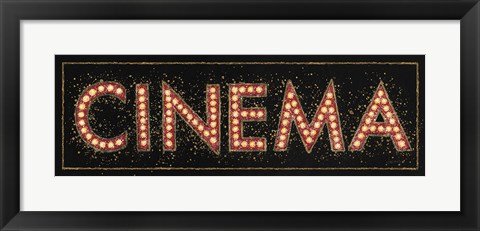 Framed Cinema Marquee Print