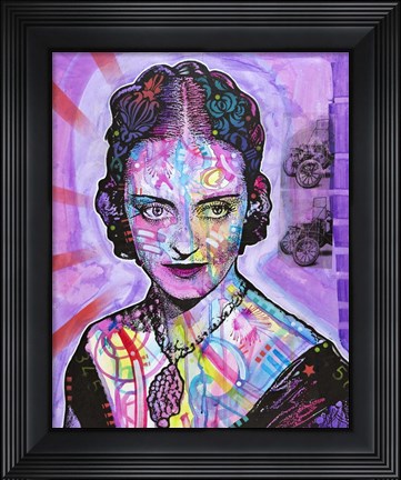 Framed Bette Davis Print