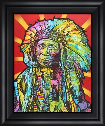 Framed Native American I Print
