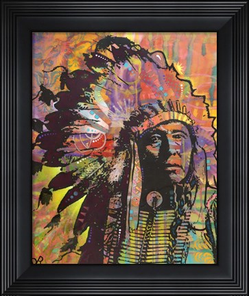 Framed Native American III Print