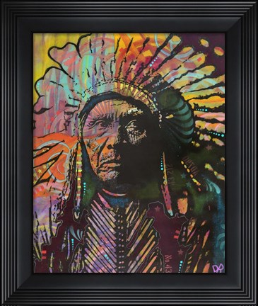 Framed Native American IV Print