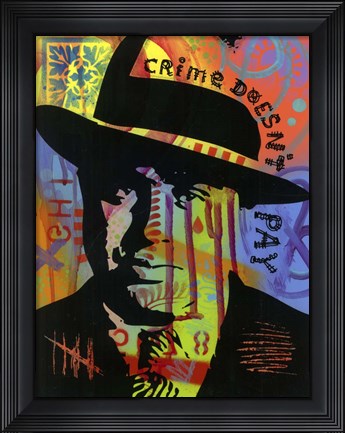 Framed Crime Doesn&#39;t Pay Print