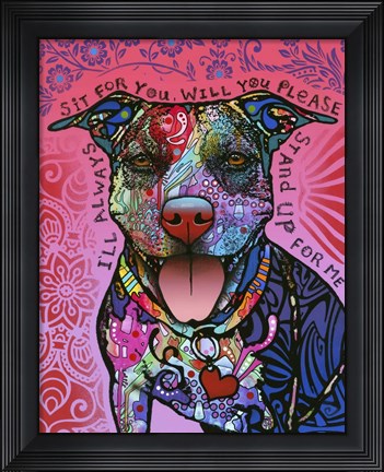 Framed Stand Up Print