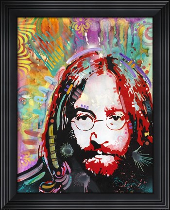 Framed Red Lennon Print