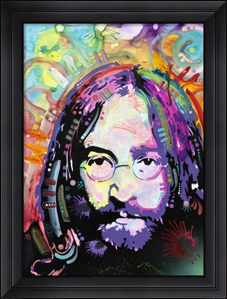 Framed Purple Haze All Across Lennon&#39;s Mind Print
